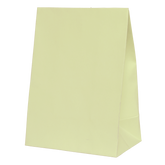 Pastel Yellow Paper Party Favour Bag 10pk
